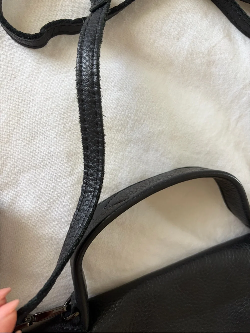 HAMMIT VIP Leather bag with gunmetal hardware (Backpack, crossbody, shoulder)